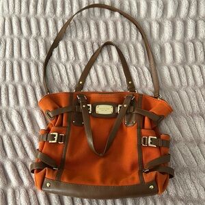 Michael Kors orange purse